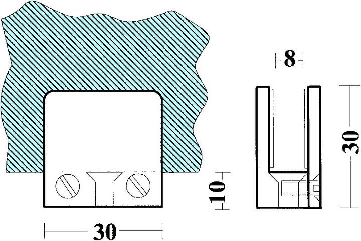 Actual product image Werkstarck Glass clamps (1 pcs.)