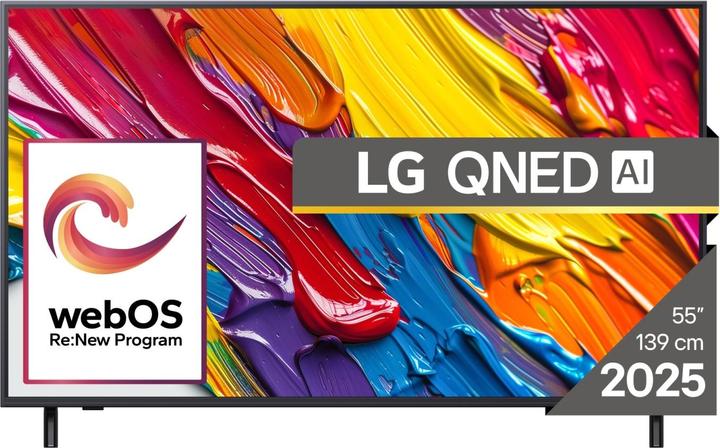 Produktbild LG 55QNED82A3B (55", QNED, 4K, 2025)