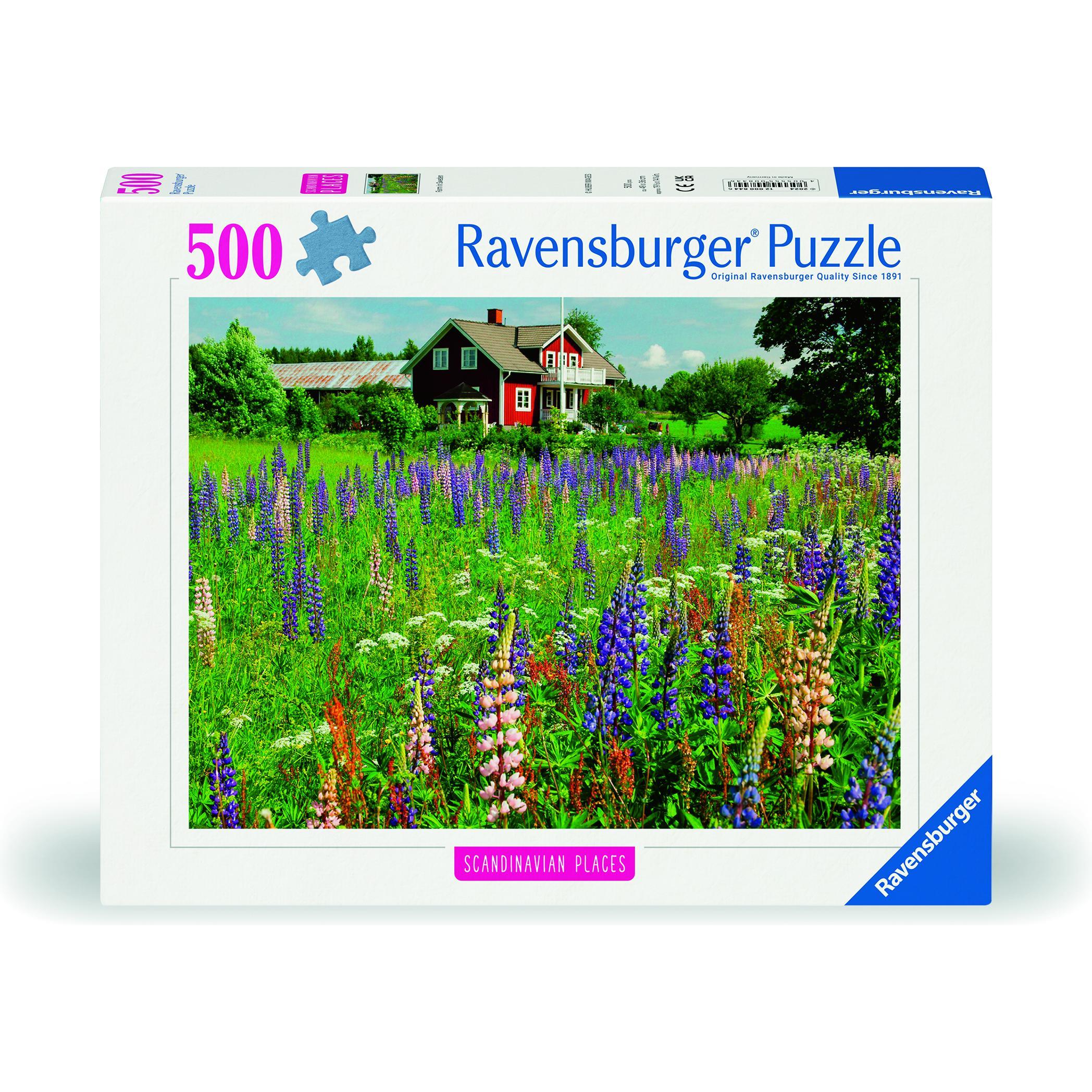 Ravensburger Puzzle 12000844, Scandinavian Places - Bauernhof in Schweden - 500 Teile Puzzle für (500 Teile)