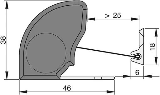 Image du produit Athmer Protège-doigts NR-38, C-0