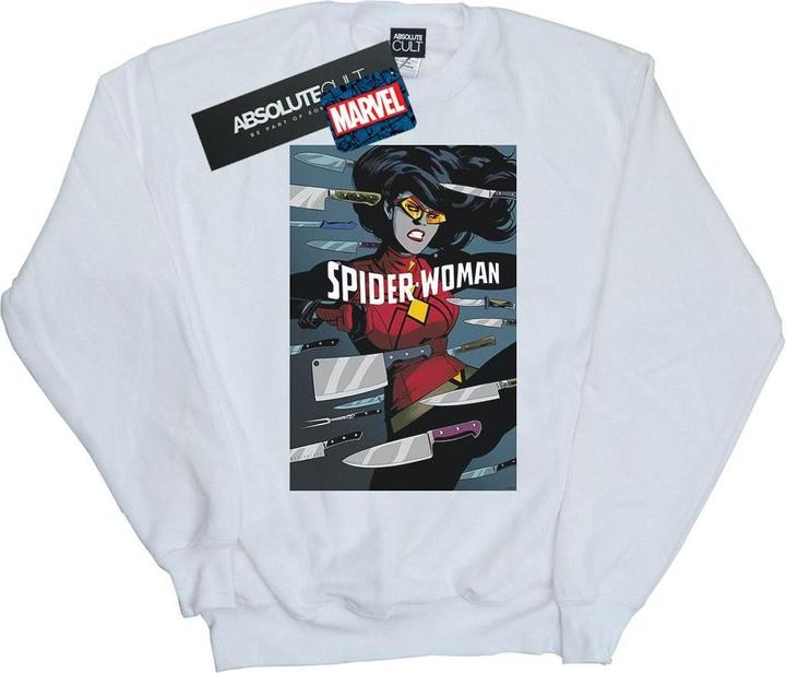 Actual product image Womens/Ladies Spider-Woman Cover Sweatshirt (L)