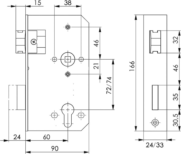 Produktbild Amf Gartentorschlösser 142U (1 Stk.)