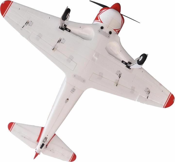 Immagine prodotto Amewi Warbird YAK - 11 1450 mm, rosso/bianco PNP (Merlo)