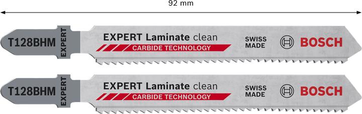 Productafbeelding Bosch Professional Zubehör Toebehoren 2608901707 EXPERT 'LAMINATE CLEAN' T 128 BHM BLADE 2 stuks.