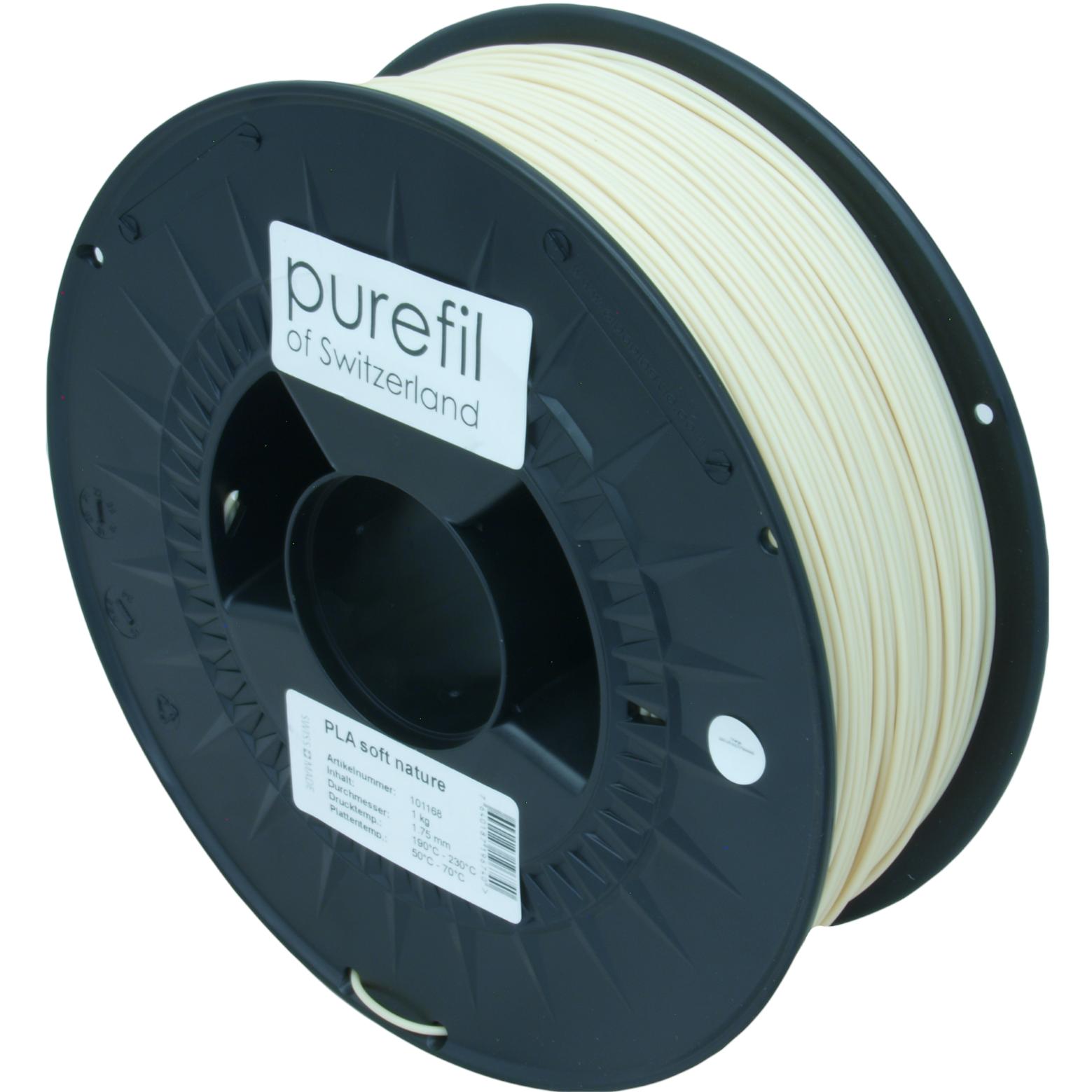 Thumbnail - Purefil PLA soft Filament (PLA, 1.75 mm, 1000 g, Beige), 3D Filament, Beige