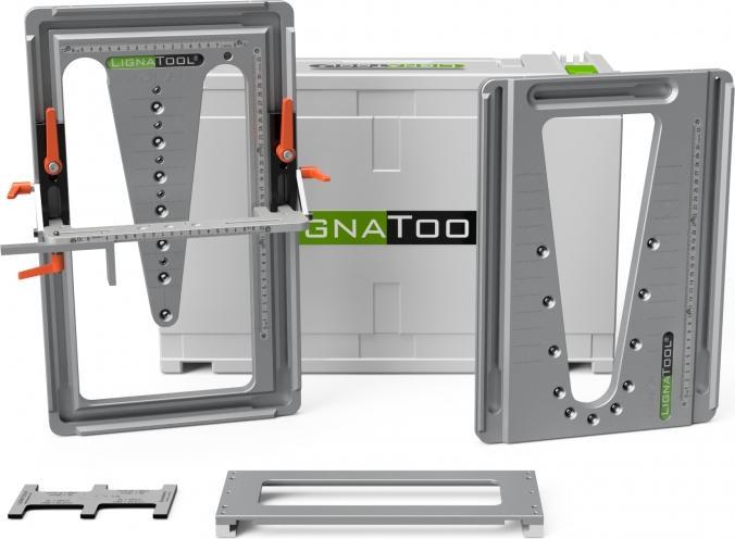 Lignatool LTA1043 LT120SR Schwalbenschwanz-Fräsvorrichtungsset Standardpaket