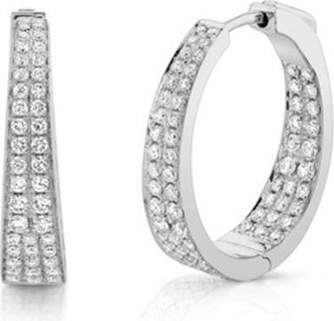 Produktbild JVD Fashion round earrings with zircons SVLE0901XH2BI00
