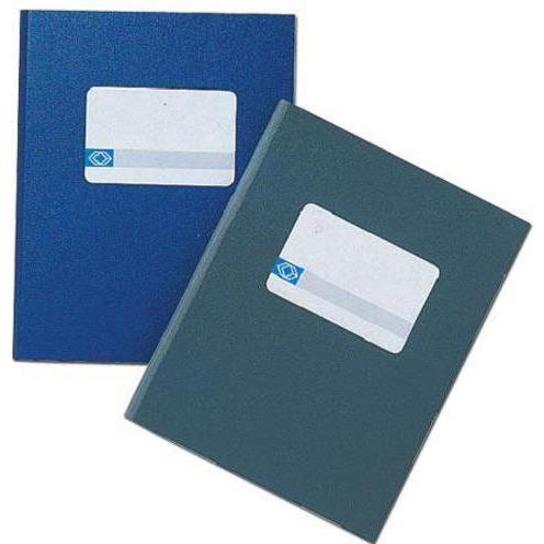 Tarifold, Heft + Block, Notizbuch Djois 2101224600 165 x 210 mm Liniert 160 mm x 210 mm Blau (165 x 210 mm, Liniert)