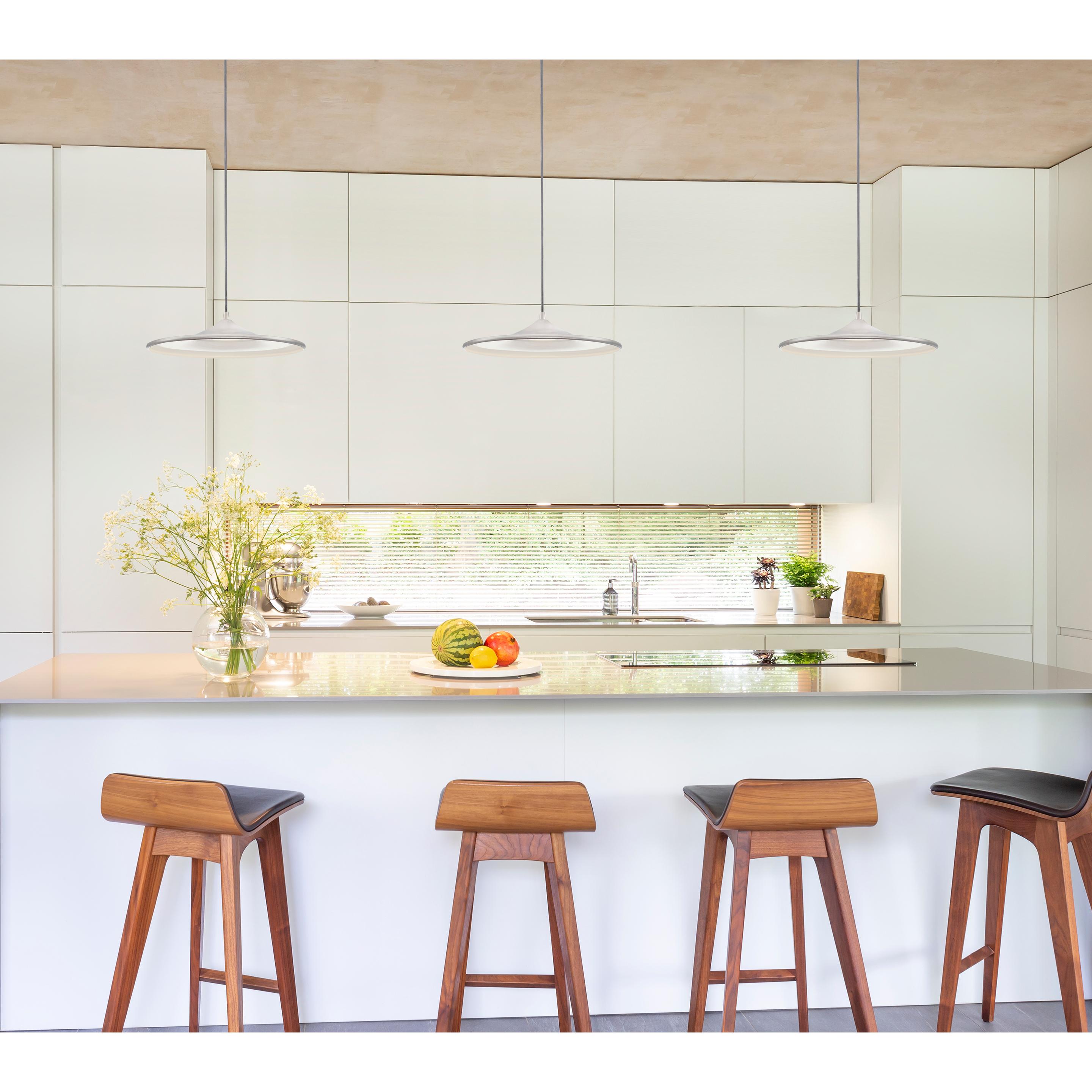 Thumbnail - Westinghouse, Pendelleuchte, LED Pendelleuchte Disk Nickel gebürstet (E27, 540 lm)