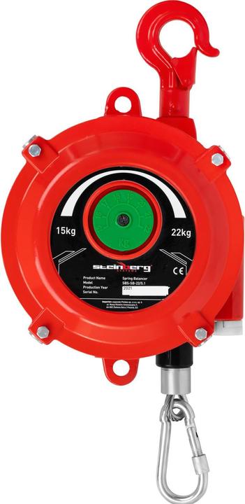 Actual product image Steinberg Balancer Federzug 15 - 22 kg Gewichtsausgleicher Spring Balancer Seil 1,5 m