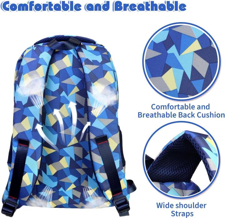 Produktbild Only-Bags.Store Schulrucksack Jungen Schultaschen Schulranzen Ergonomische Kinderrucksäcke (12.90 l)