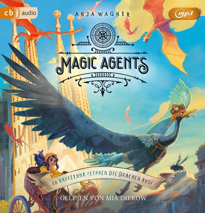 Productafbeelding Magische agenten - De draken gaan uit hun dak in Barcelona! (Anja Wagner, Duits)
