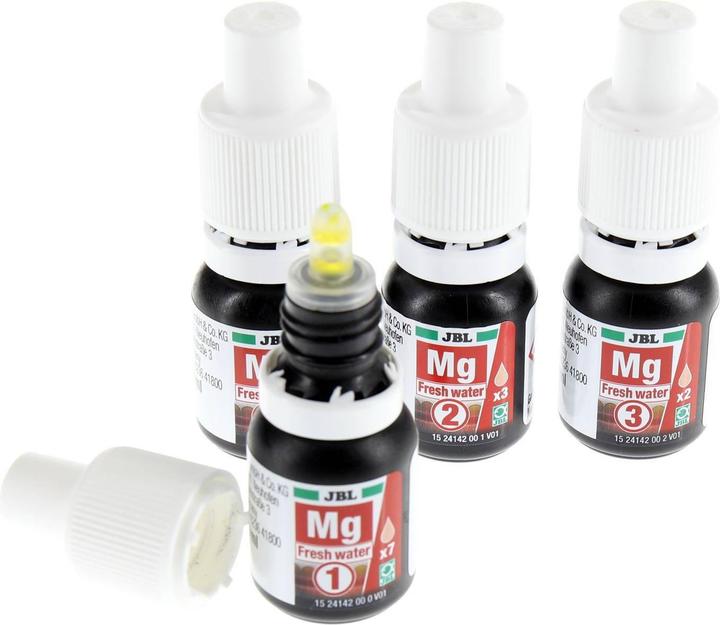 Produktbild JBL Aquaristik und Terraristik ProAquaTest Mg Magnesium Süsswasser, Nachfüllpack (Aquarium Dünger)