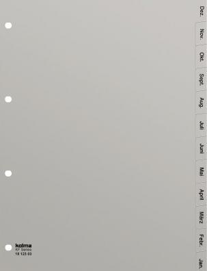 Immagine prodotto Kolma Registro dicembre-gennaio (tedesco)