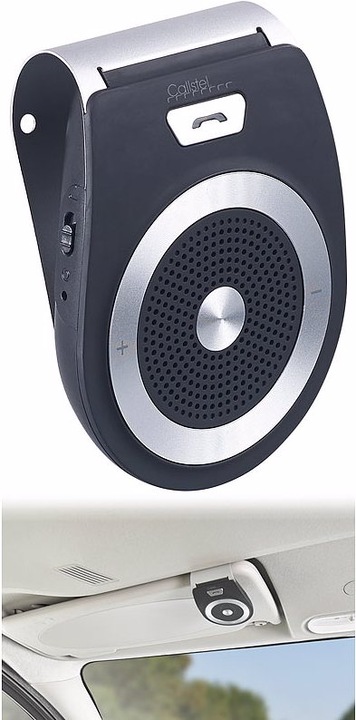 Produktbild Callstel Kfz-Freisprecher mit Bluetooth & Multipoint (Siri- & Google-kompatibel)