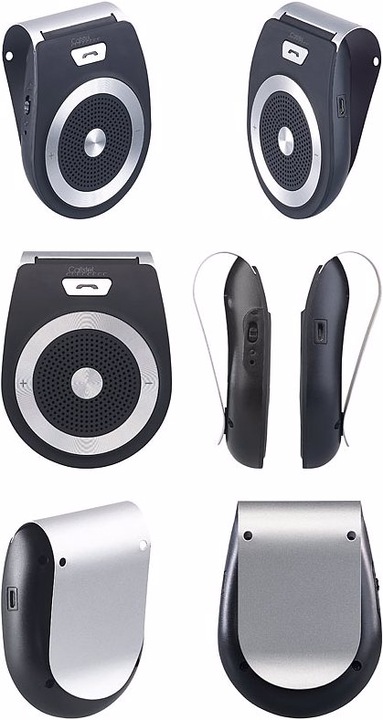 Produktbild Callstel Kfz-Freisprecher mit Bluetooth & Multipoint (Siri- & Google-kompatibel)