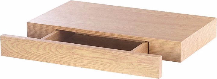 Produktbild Carlo Milano Wandregal mit versteckter Schublade (40 x 5 x 25 cm)