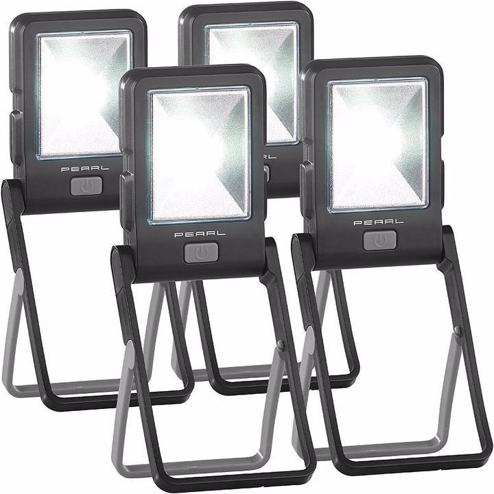 Produktbild Pearl 4er Pack LED-Arbeitsleuchte im Baustrahler-Design (160 lm)