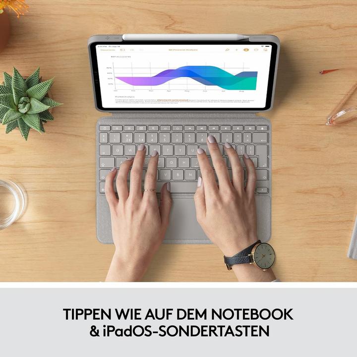 Productafbeelding Logitech Combo Touch (Duitsland, Apple iPad Pro 11 2018, Apple iPad Pro 11 2020, Apple iPad Pro 11 2021, Apple iPad Pro 11 2022)