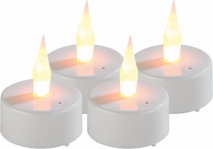 Produktbild Lunartec 12er-Set LED-Teelichter mit Luftzugsensor (12 x)
