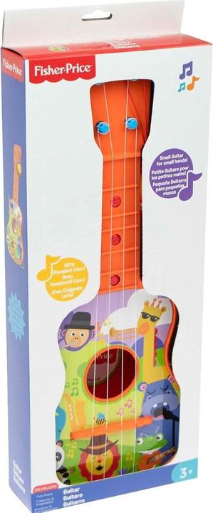 Produktbild Fisher-Price Kindergitarre Fisher Price 2725 tiere (Englisch, Französisch, Portugiesisch, Spanisch)