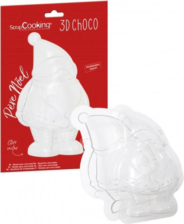 Produktbild ScrapCooking 3D Schokoladenform, Weihnachtsmann
