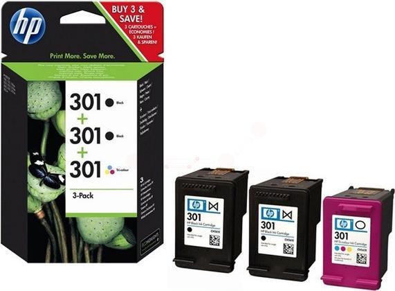 Produktbild HP Combopack 301 (BK, Color)