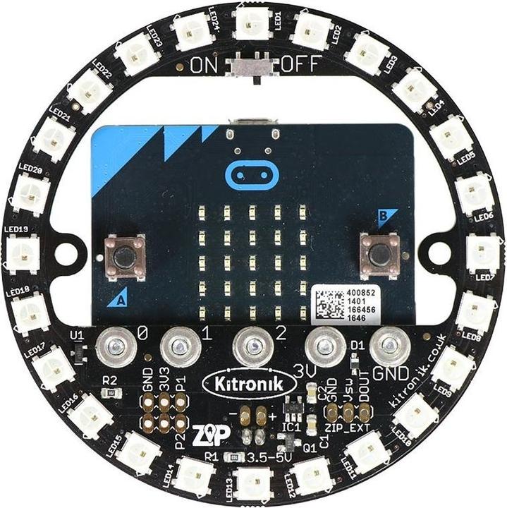 Actual product image Kitronik ZIP Halo for micro:bit