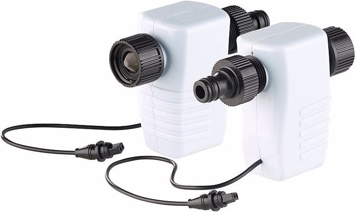 Produktbild Royal Gardineer Bewässerungs-Adapter mit Magnet-Ventil für Station BWC-400, 2er-Set (Bewässerungsset)