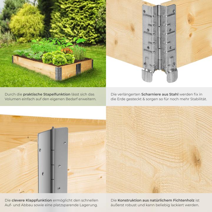 Produktbild tectake Hochbeet