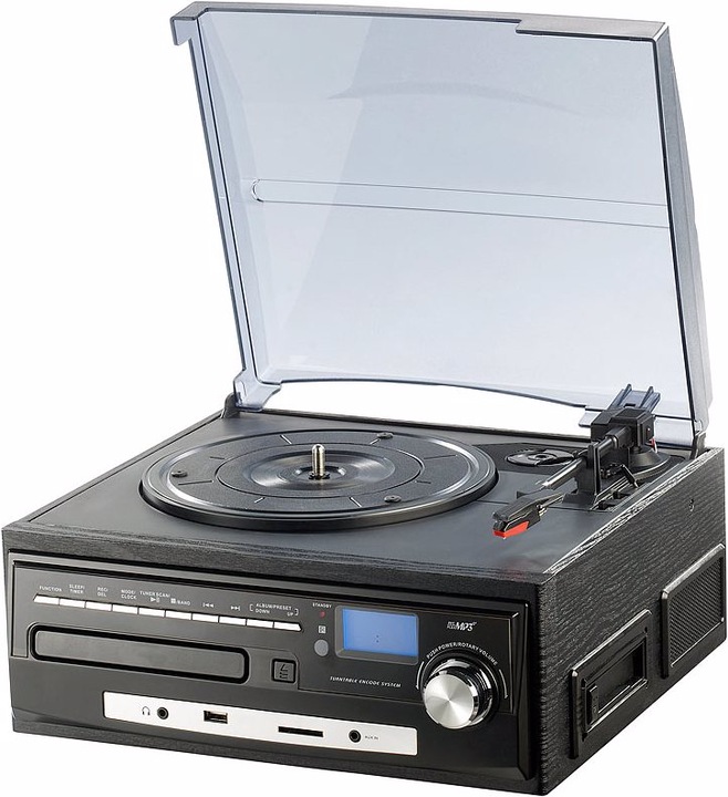 Produktbild Auvisio Kompakt-Stereoanlage mit MP3-Encoder (Manuell)