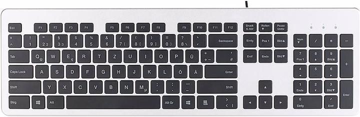 Image du produit GeneralKeys Clavier complet USB, super mince avec touches ciseaux (Allemagne, Filaire)