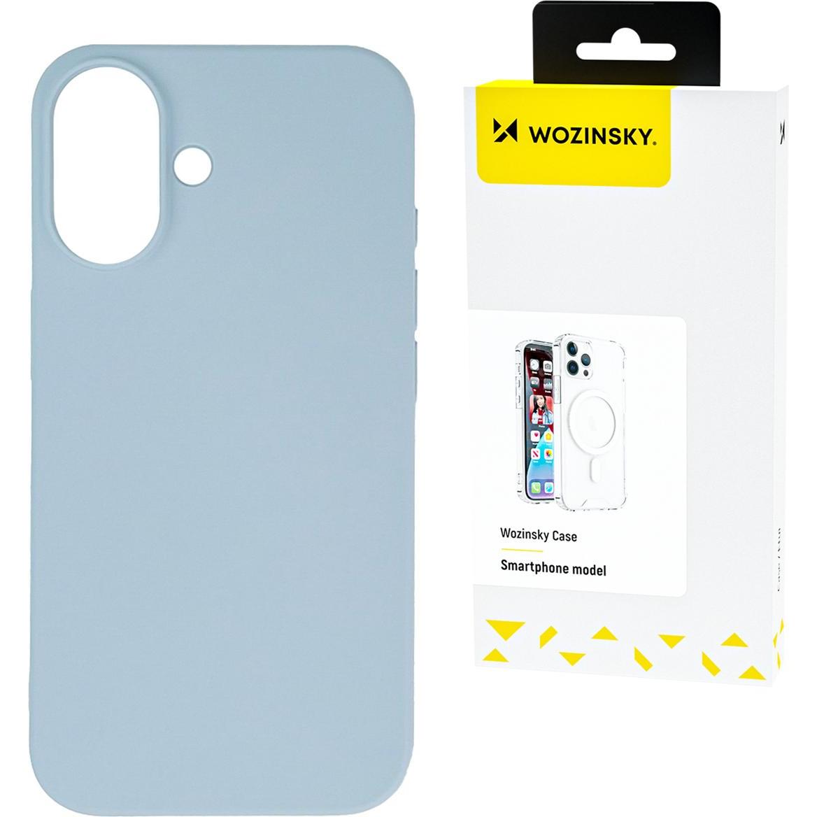 Wozinsky Silikonowe etui Silicone Case na Samsung Galaxy S24 FE - niebieskie (Samsung Galaxy S24 FE), Cover smartphone, Blu