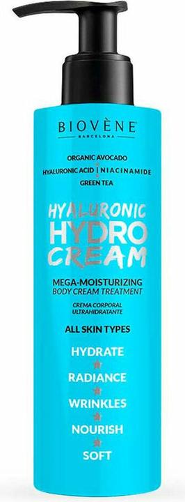 Biovène Biovene Hyaluronic Hydro Cream Mega-Moisturizing Body Cream Treatment 200ml (Körpercreme, 200 ml)