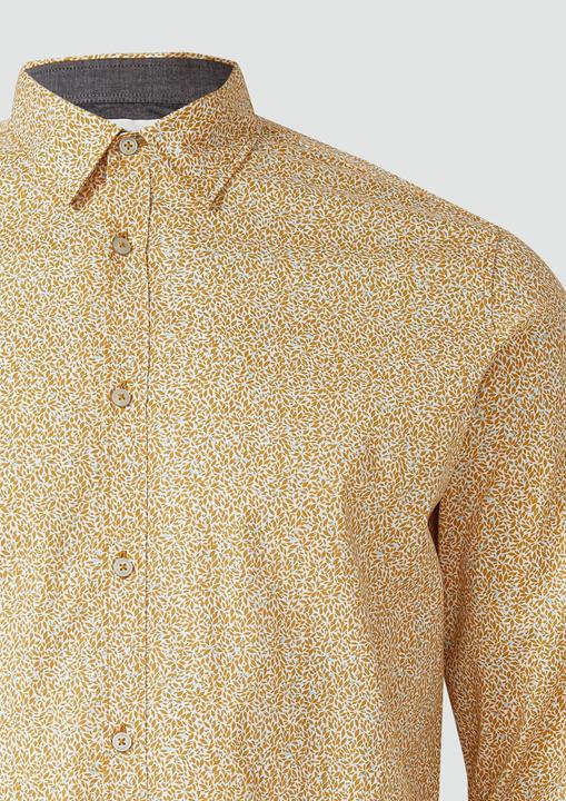Immagine prodotto s.Oliver Hemd Hemd aus Baumwollstretch mit All-over-Print (XL)