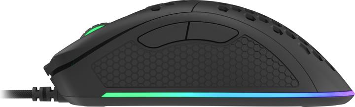 Actual product image Genesis for games Krypton 555 with cable, 8000 DPI, USB 2.0, Black (Cable)