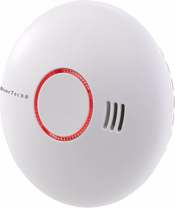 Immagine prodotto VisorTech Rilevatore di fumo e calore WLAN, notifica tramite app in tutto il mondo