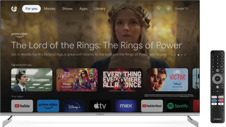 Productafbeelding Strong 50 inch QLED Google TV sw (50", QLED, 4K)