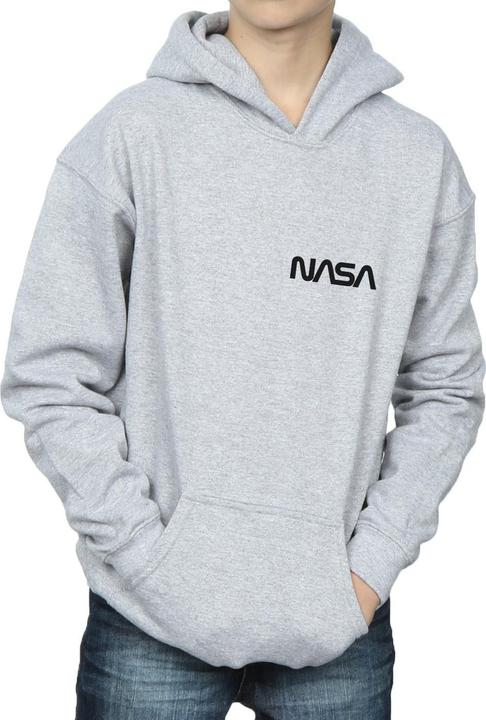 Immagine prodotto Nasa Modern Logo Chest Felpa con Cappuccio Ragazzi (128)