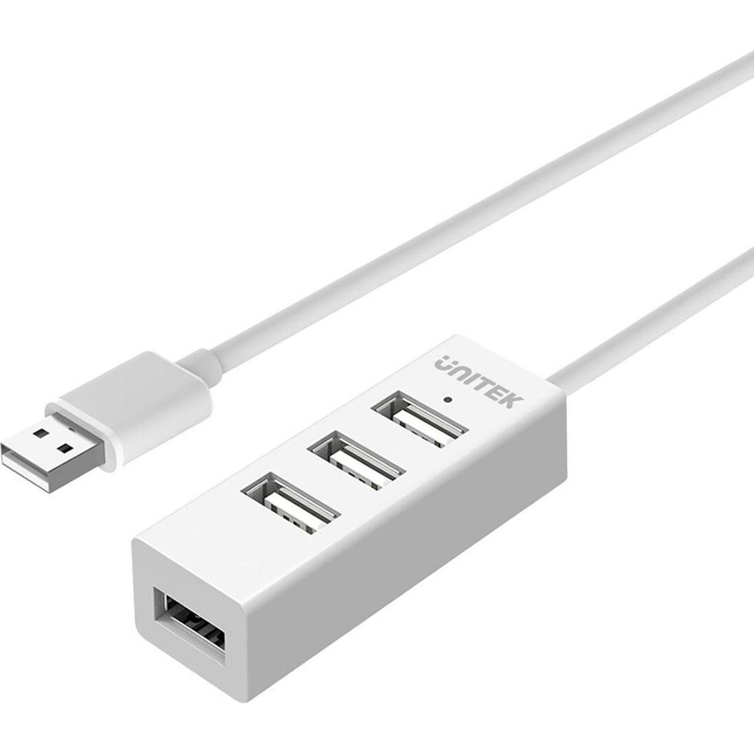 Unitek 4 Ports USB 2.0 Hub (USB-A, 4 Ports) (Y-2146)