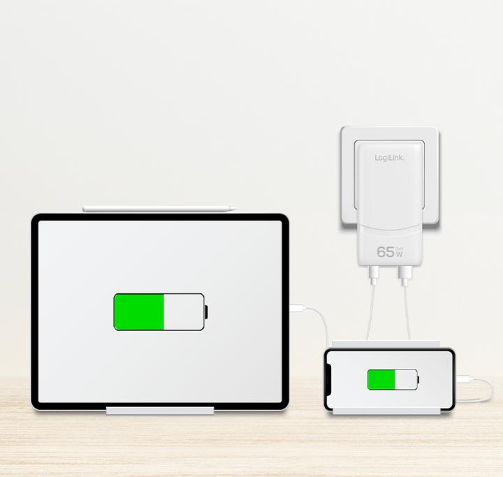 Productafbeelding LogiLink Prüfen (65 W, 2 ports)