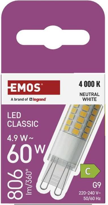 Produktbild Emos LED Lampe Classic (G9, 806 lm, 1x)