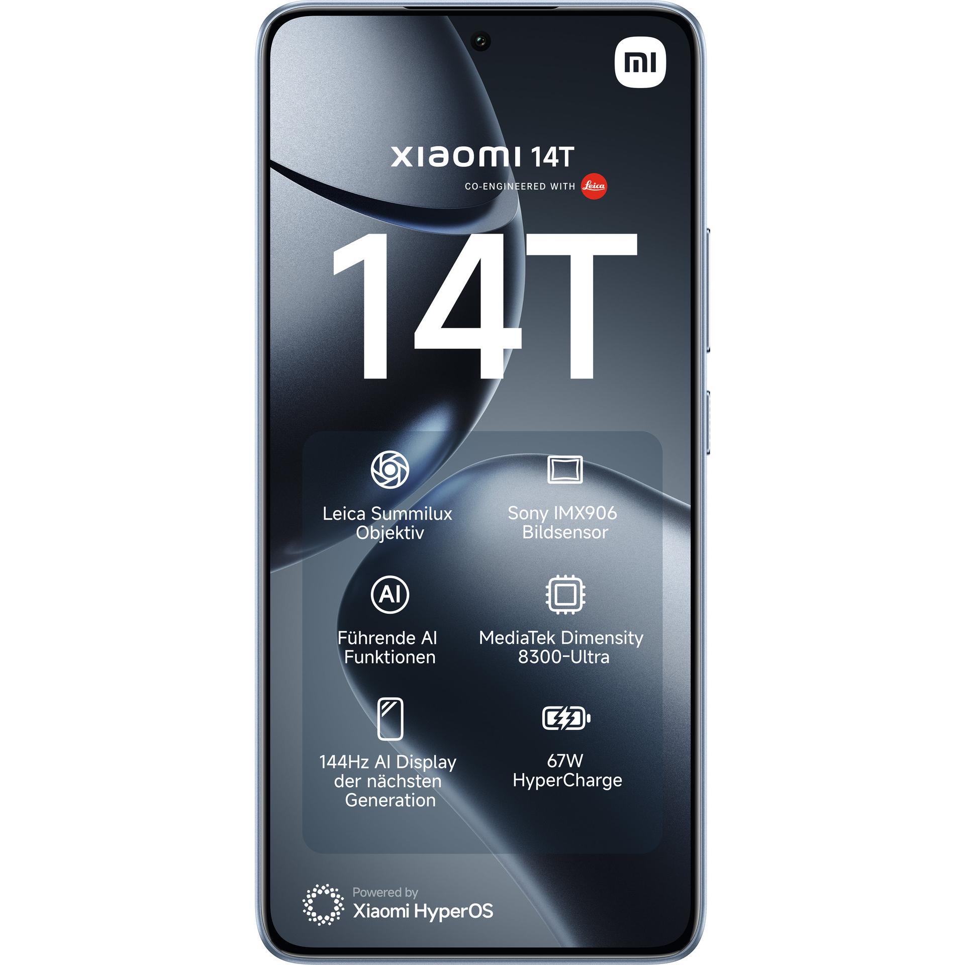 Thumbnail - Xiaomi 14T (256 GB, Titan Blue, 6.67", Dual SIM, 50 Mpx, 5G), Smartphone, Blau
