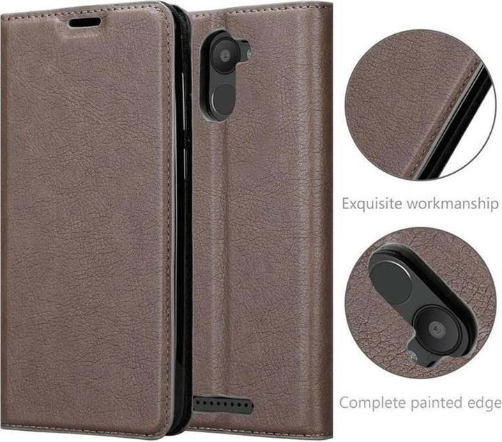 Image du produit Cadorabo Book Couverture magnétique invisible (BQ Aquaris U Plus)