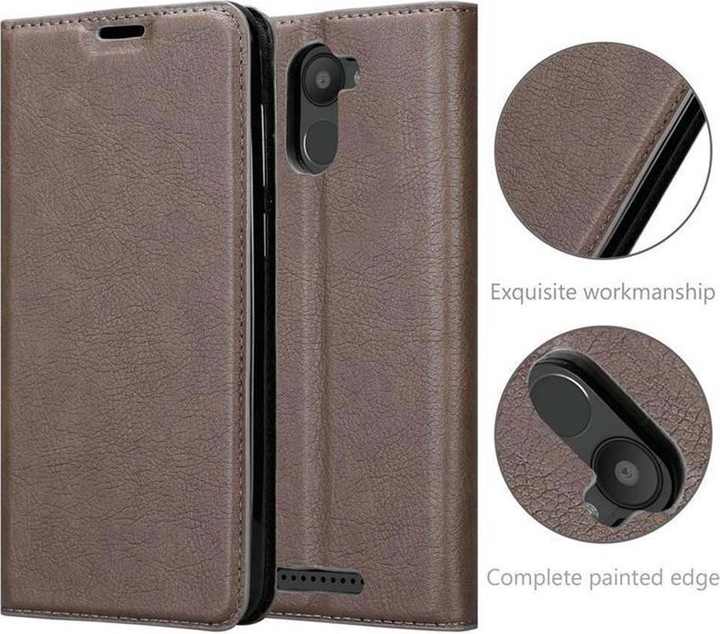 Produktbild Cadorabo Book Invisible Magnet Cover (BQ Aquaris U Plus)