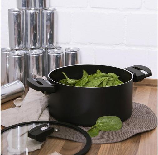 Produktbild Berndes Kochtopf Alu Recycled Induction 24 cm (24 cm, Kochtopf, Aluminium)