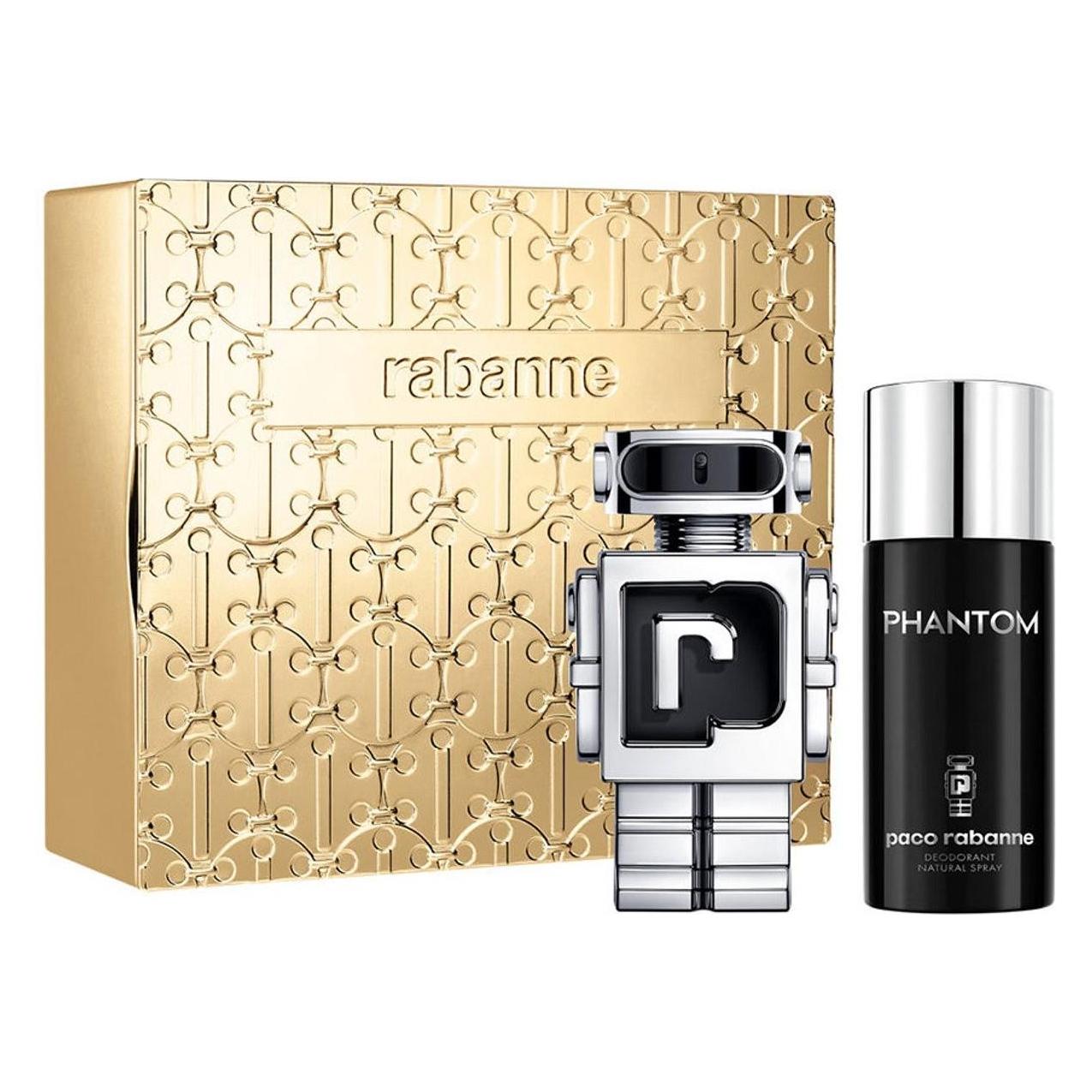 Paco Rabanne, Schoonheidsgeschenkset, Phantom Eau De Toilette Spray 100ml Set 2 Stuks (Lichaamsverzorgingsset, Parfum Set)