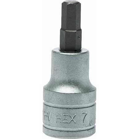 Teng Tools, Steckschlüssel + Stecknuss, Vierkant Steckschlüsseleinsatz, 7mm, Allen Abtrieb