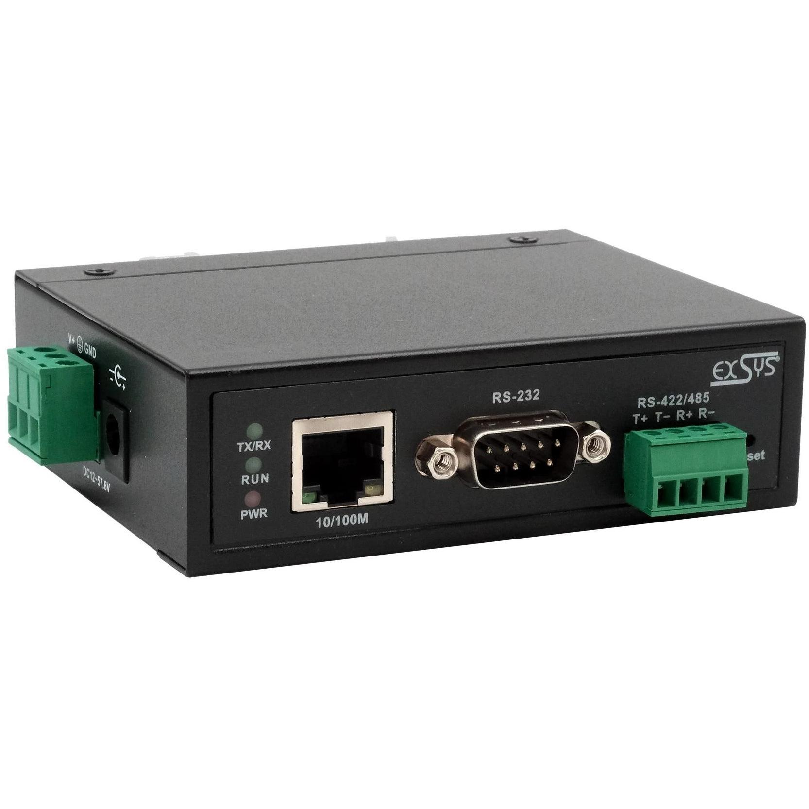 Exsys Serial Device Server 1x RS232/422/485, Data Converter
