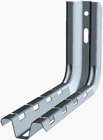 Produktbild Legrand CABLO CSN 400 GS Schraubenlose Konsole CSN 400 GS sendzimirv